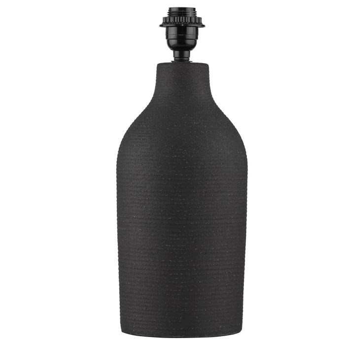 Black Ceramic Lamp Base