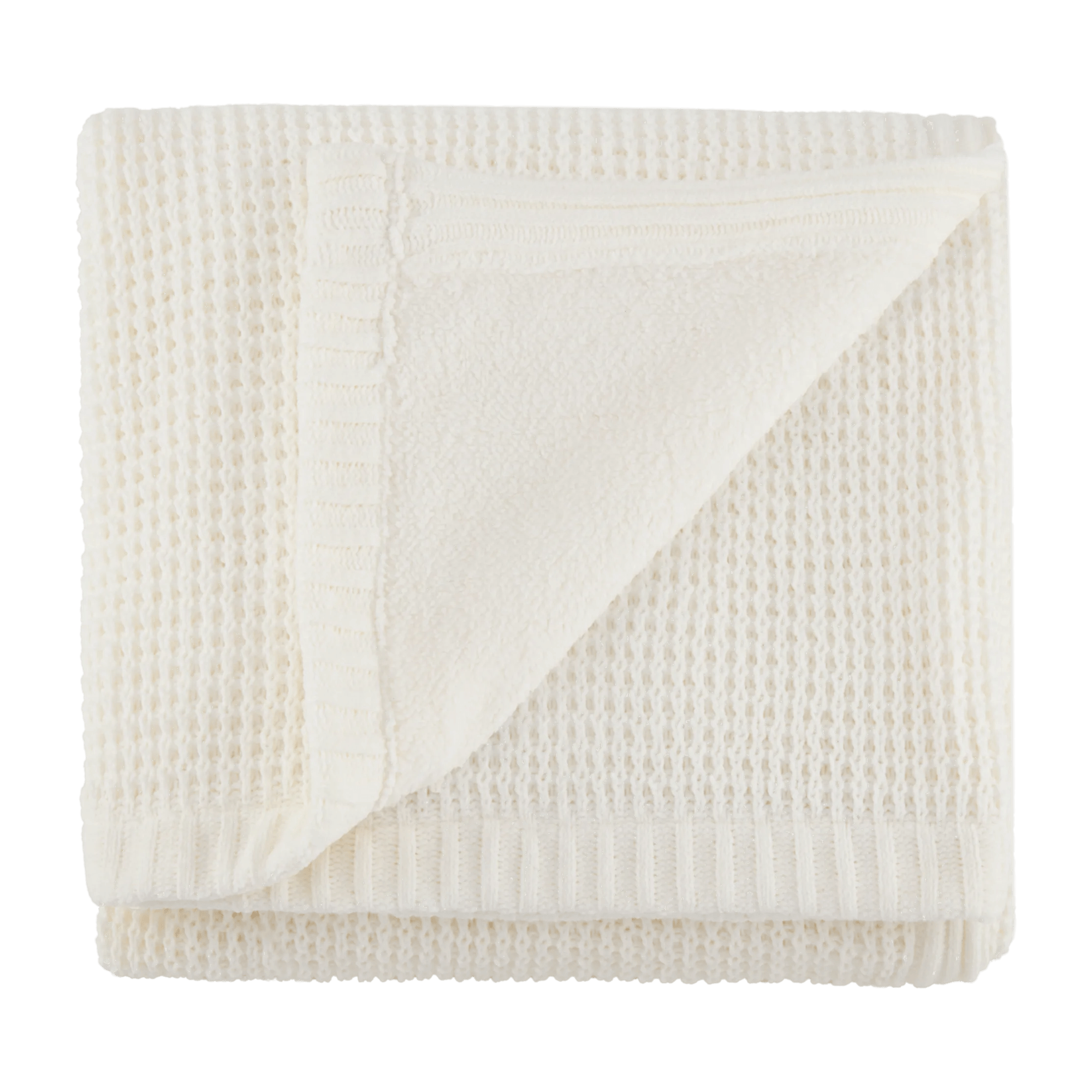 Nano Waffle Lined Throw