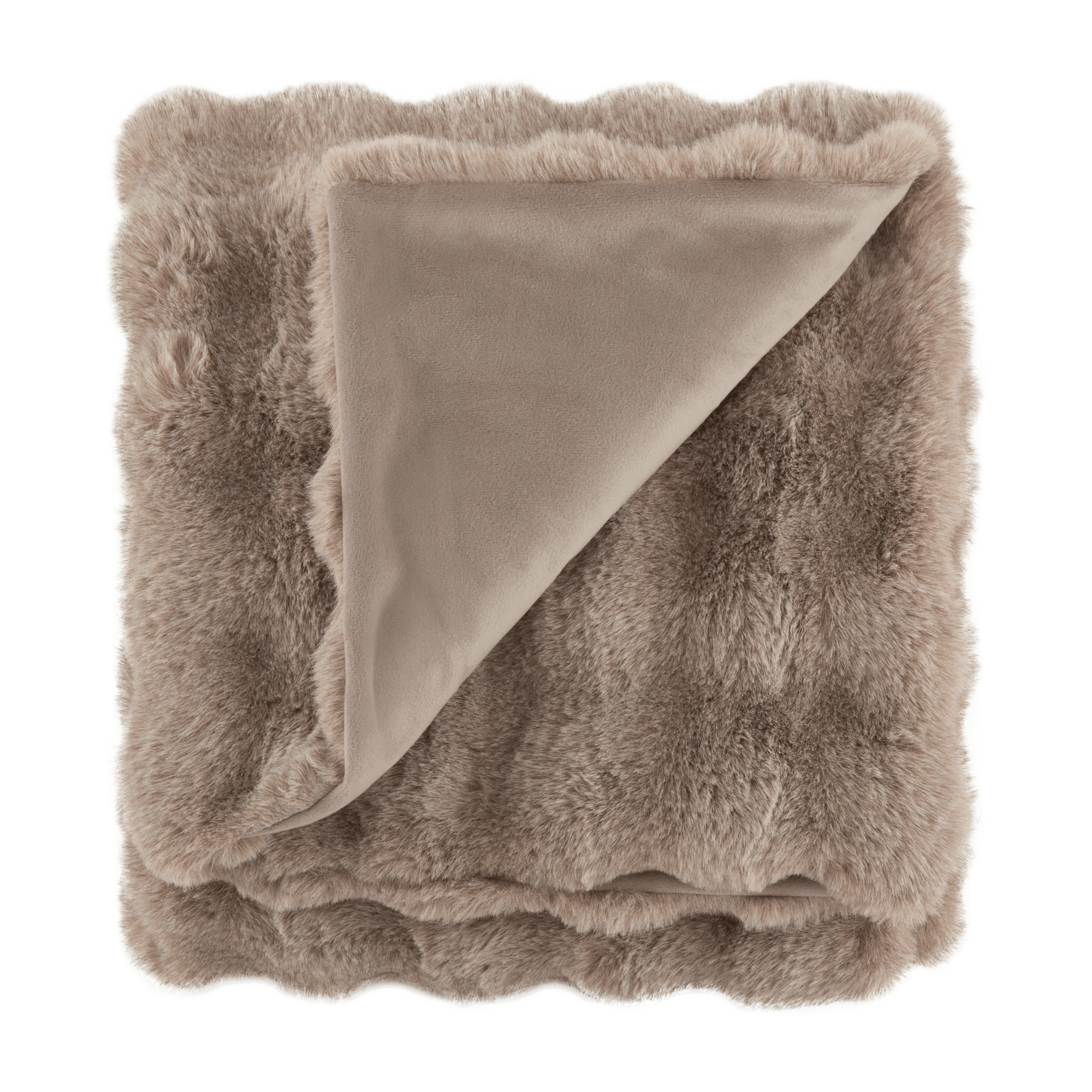 Bubble Faux Fur Throw