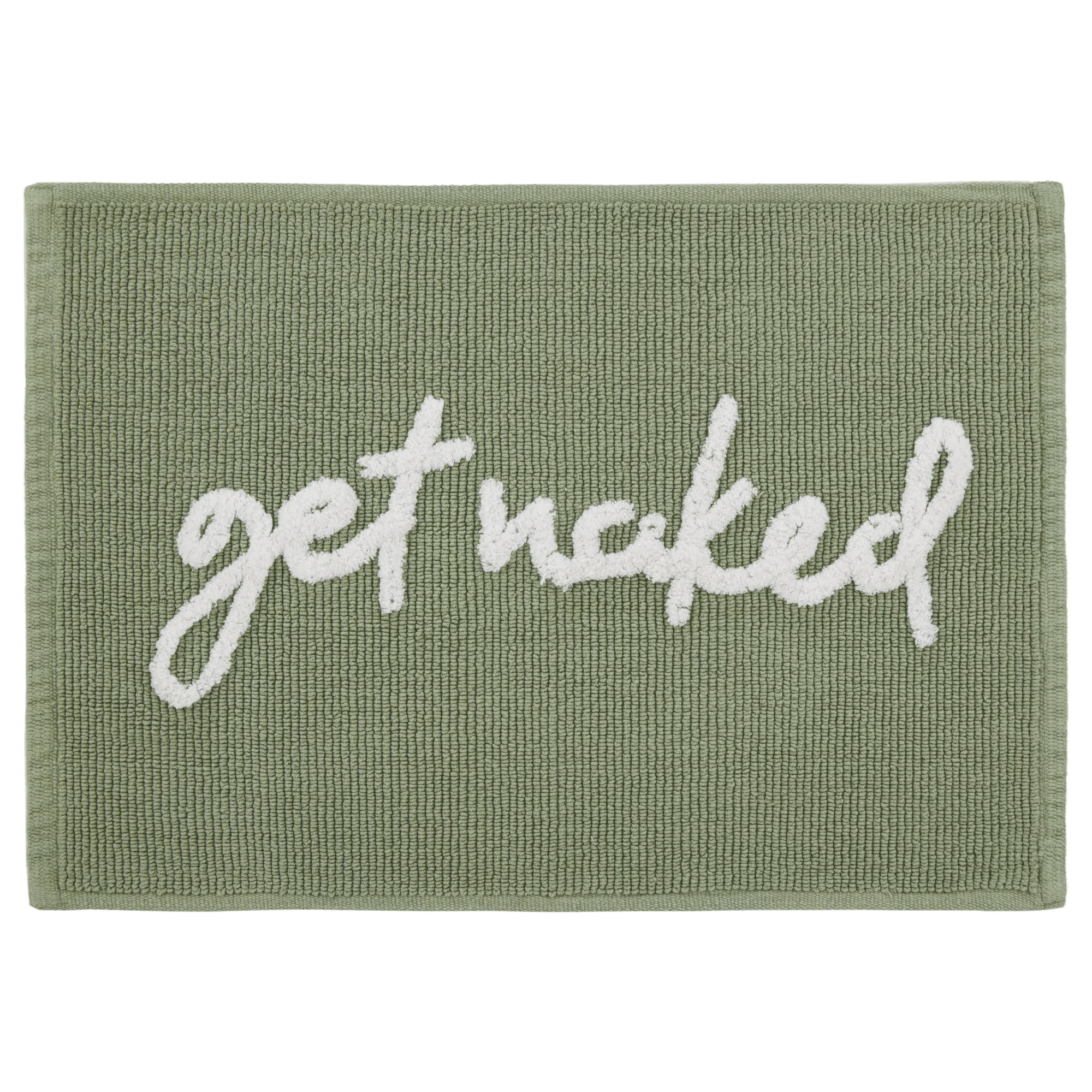 Tapis de bain vert Get Naked