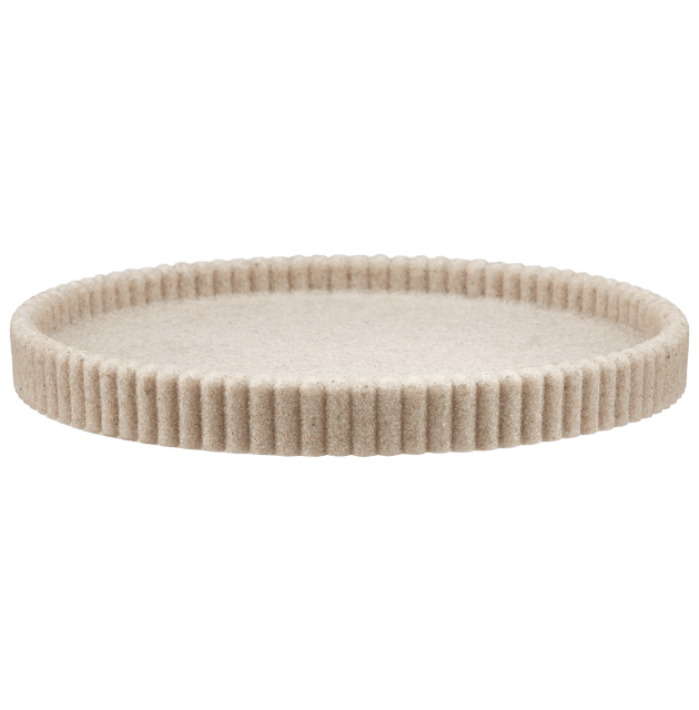 Sand Ribbed Tray