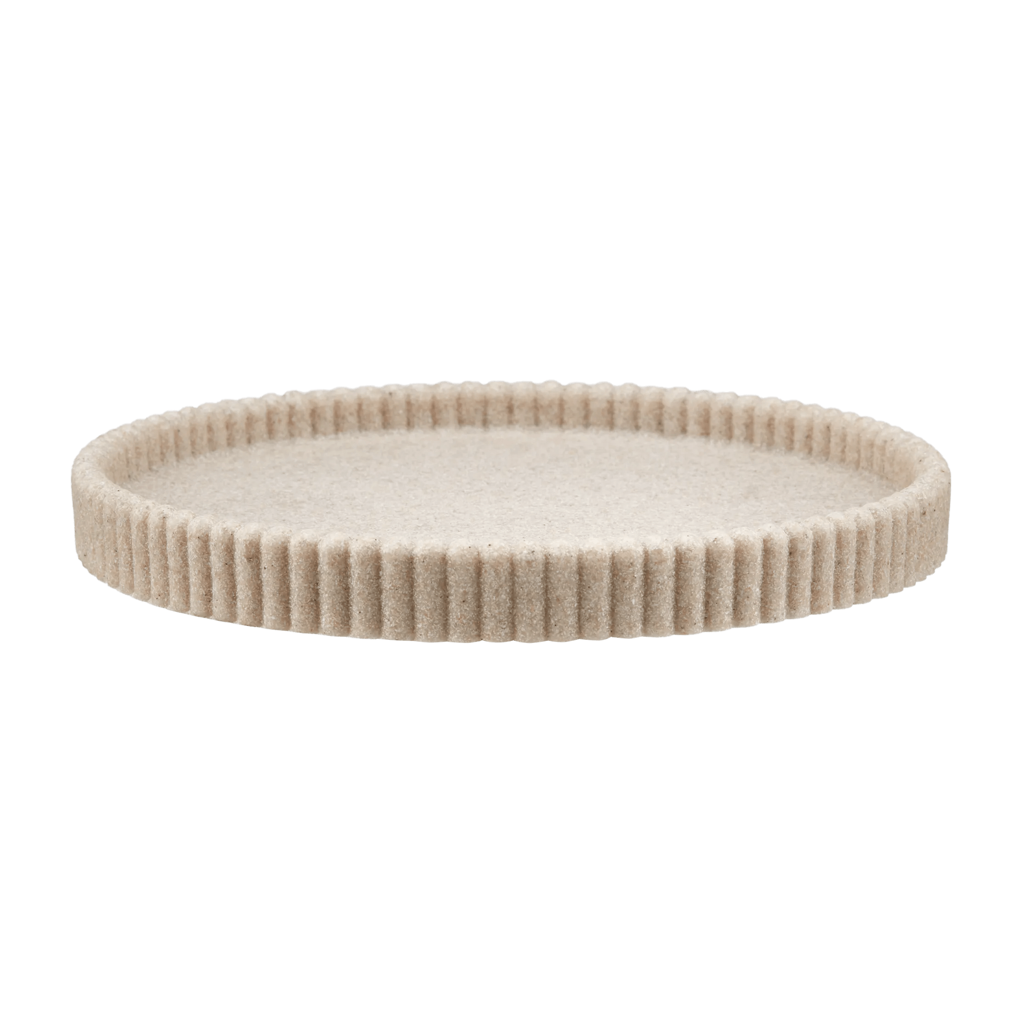 Sand Ribbed Tray