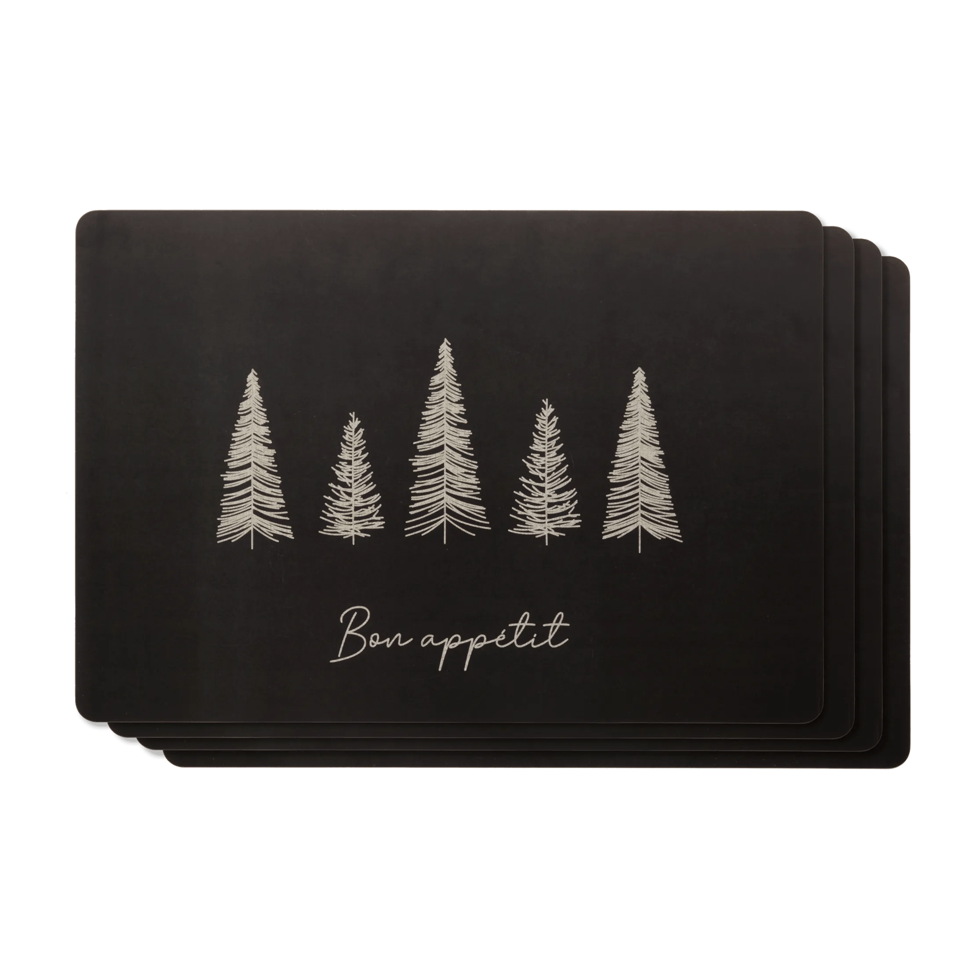 Set of 4 Bon Appetit Placemats