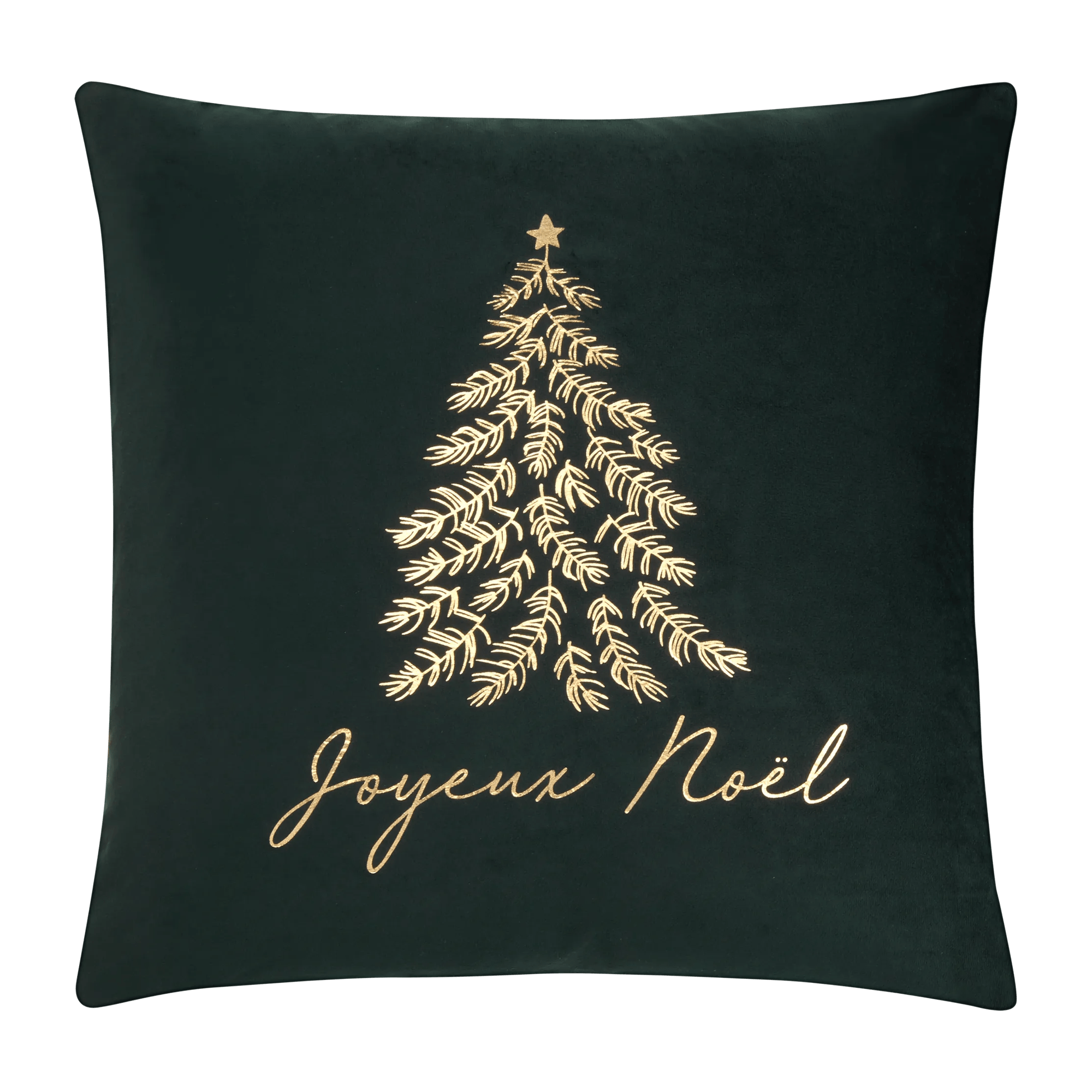 Kina Joyeux Noel Tree Velvet Cushion Cover