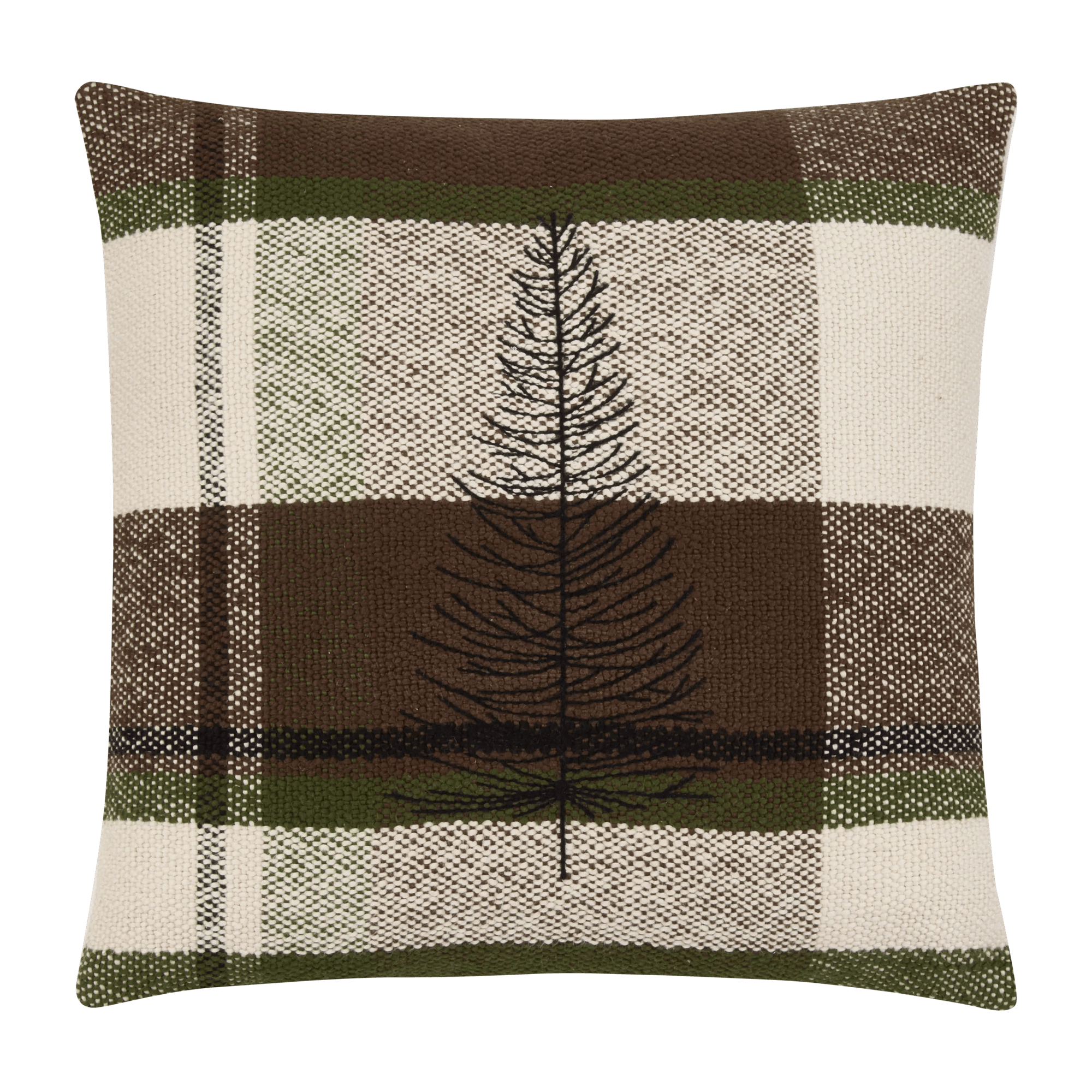 Coussin décoratif Ziad en plaid