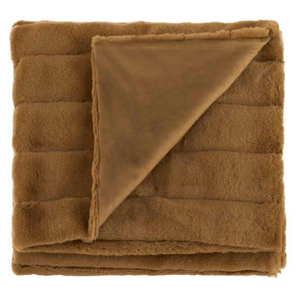 Couverture en fausse fourrure de cougar