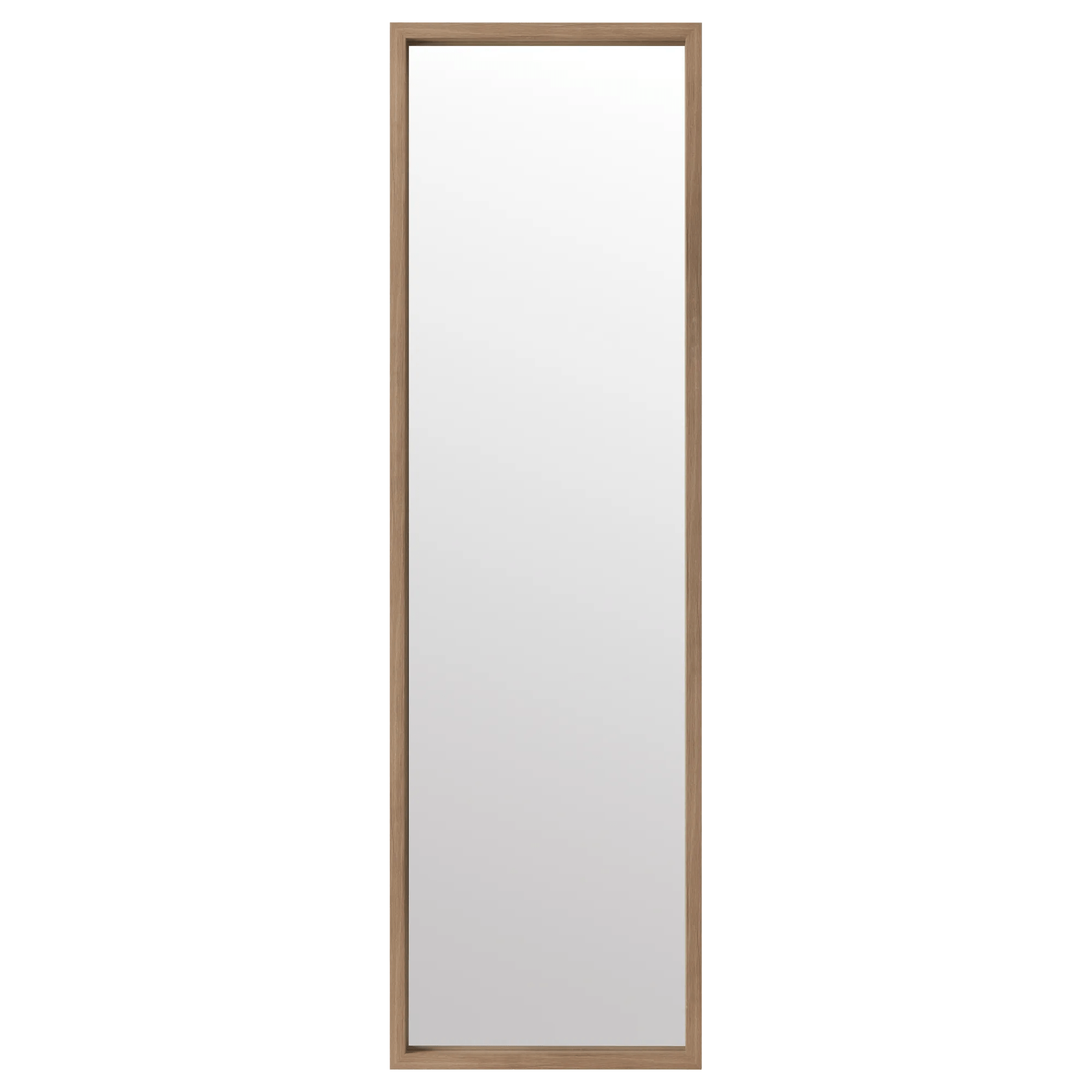 Miroir plein pied avec cadre en bois