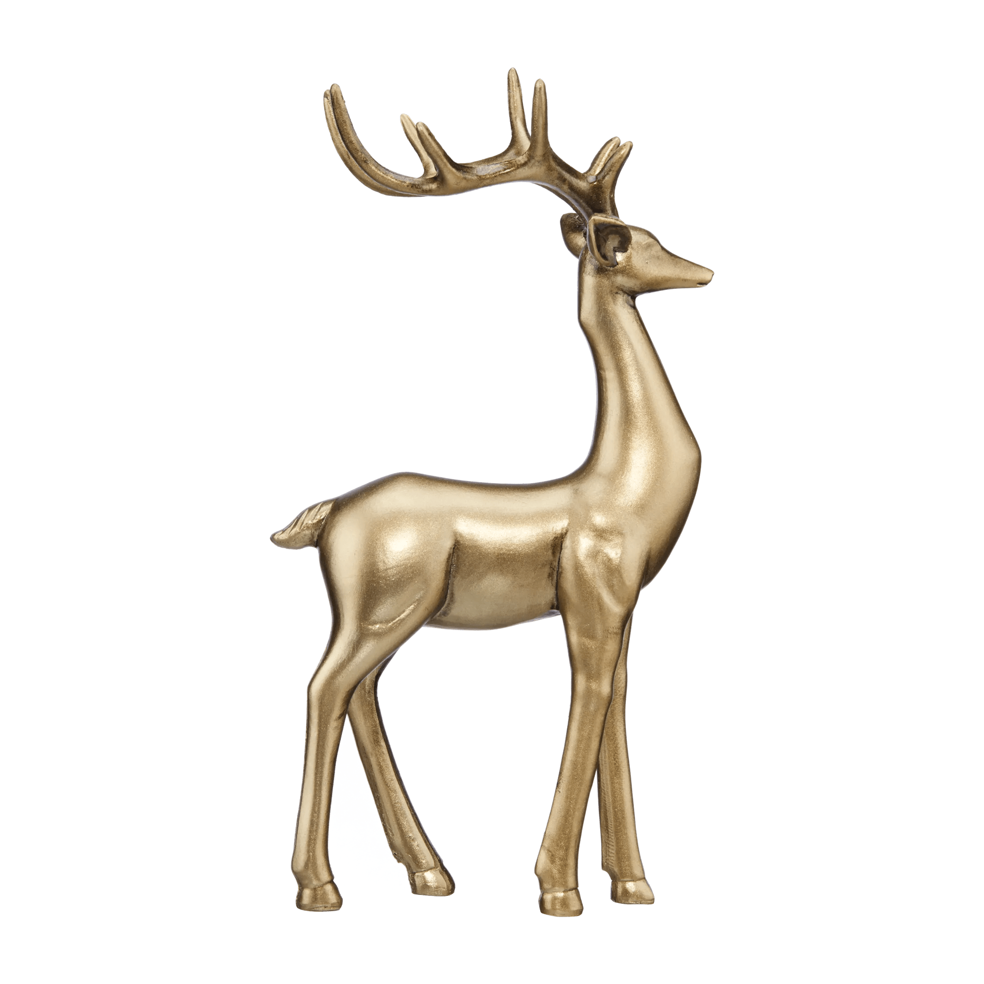 Standing Decorative Gold Deer
