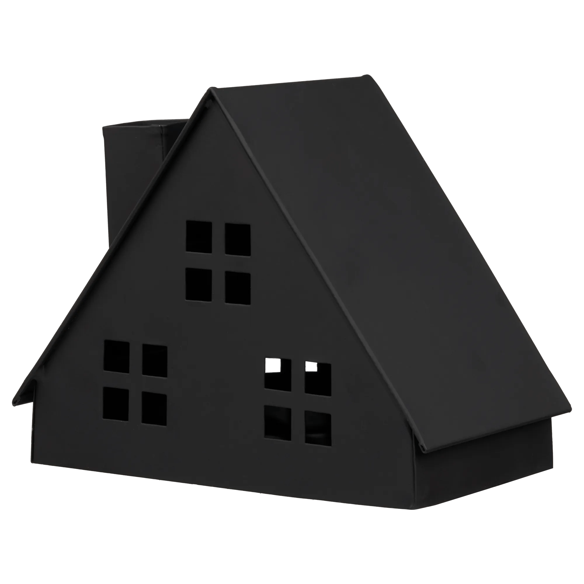 Maison décorative métallique en forme de triangle