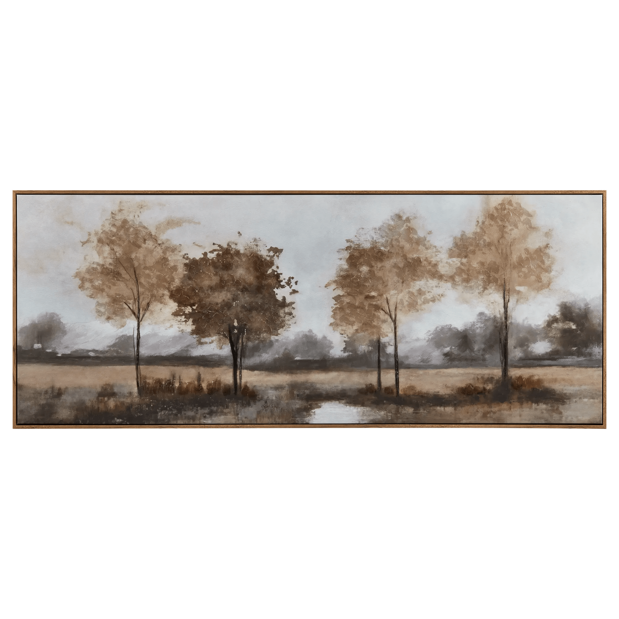 Gel-Embellished Landscape Framed Art – Bouclair