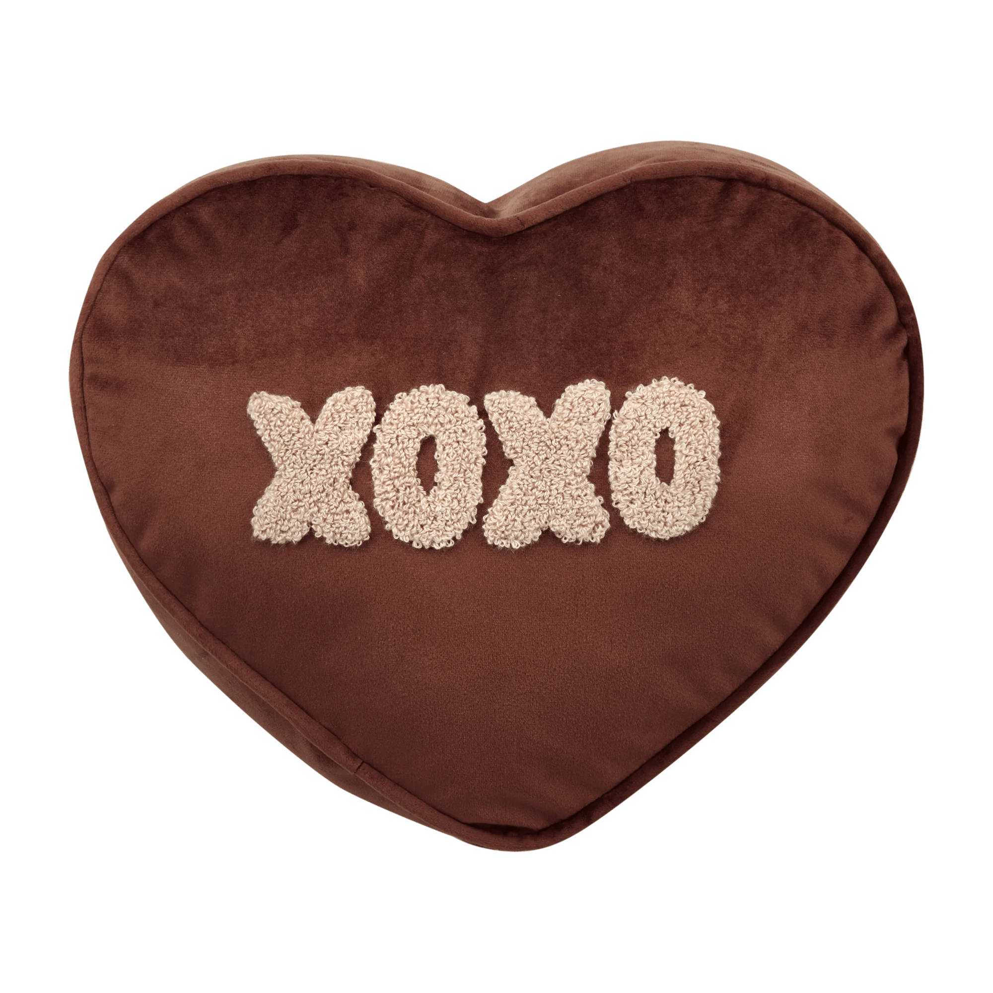 Coussin décoratif en forme de cour XOXO