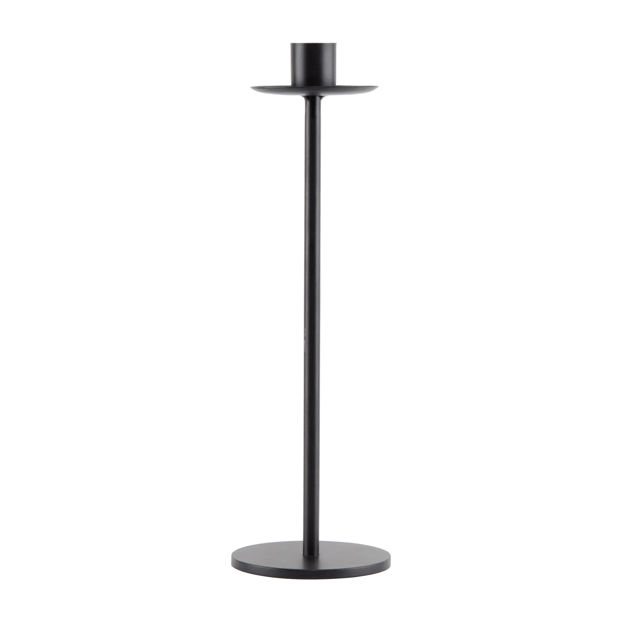 Porte-chandelle medium en fer noir