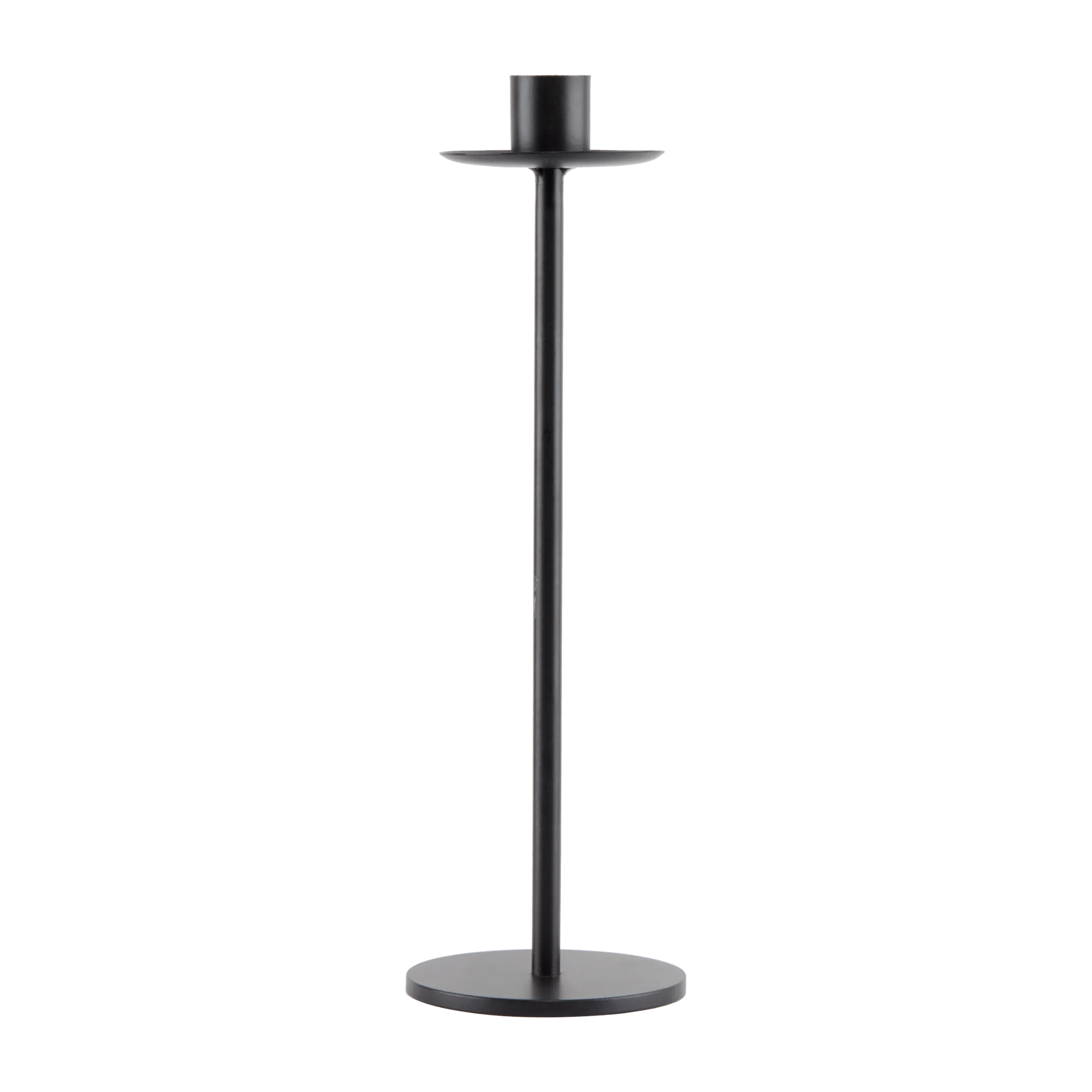 Medium Black Iron Taper Candle Holder