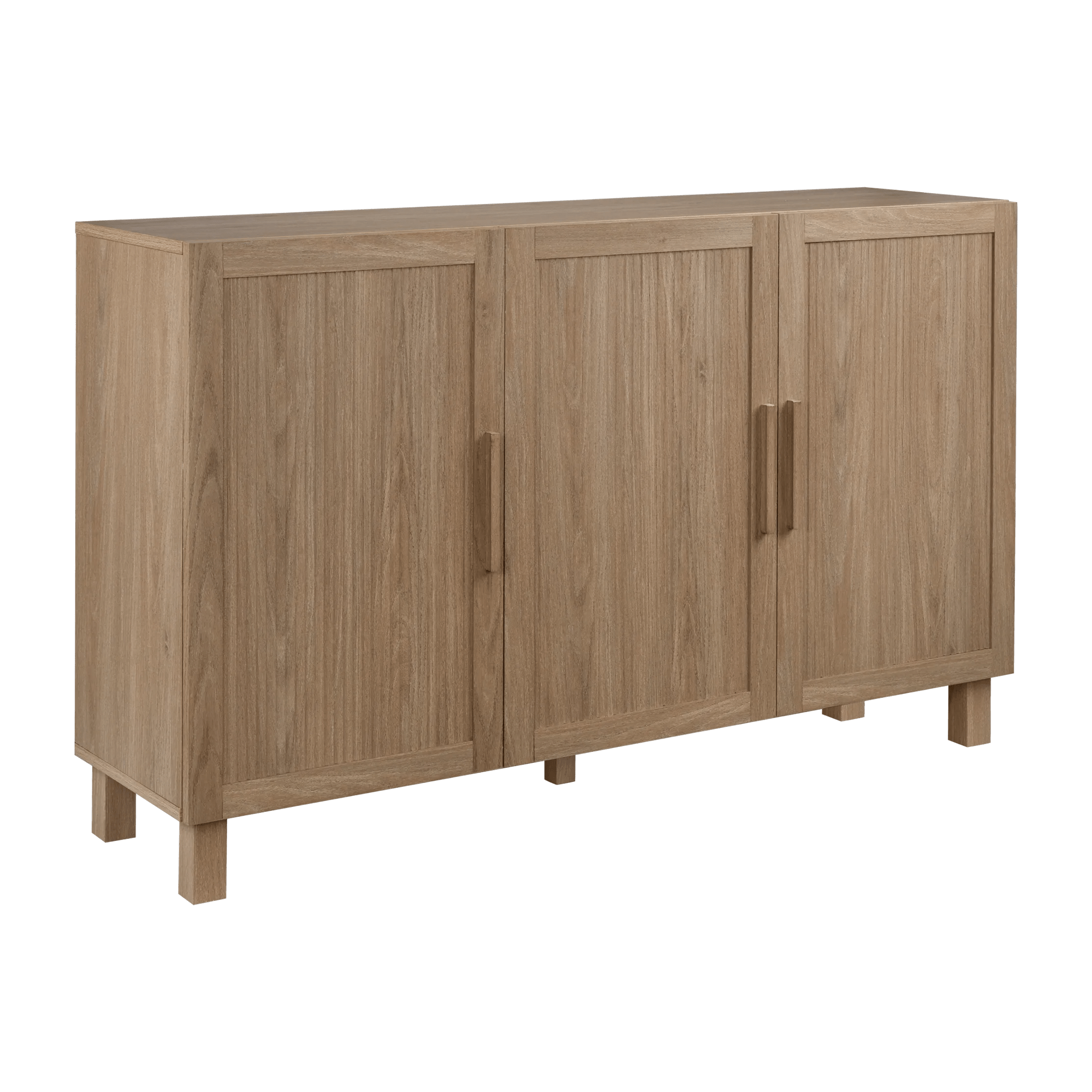 3 Door Wood Veneer Buffet