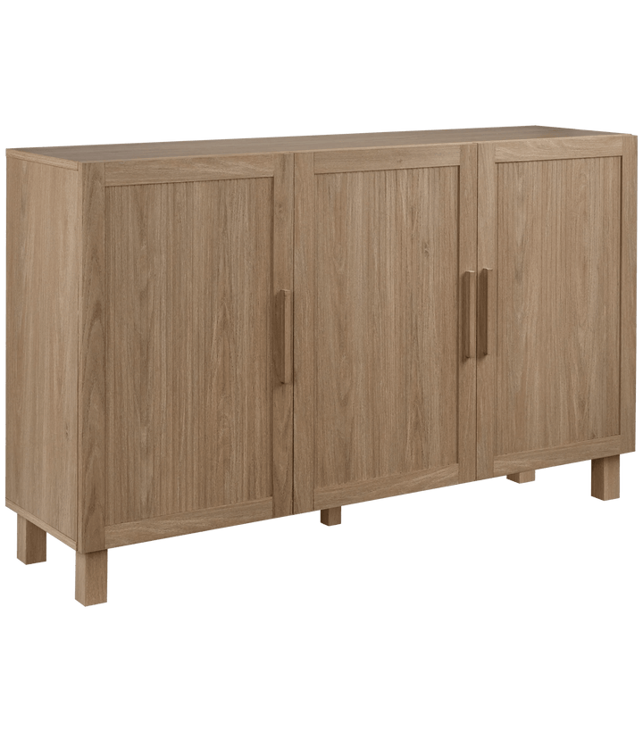 Buffet 3 portes en placage de bois