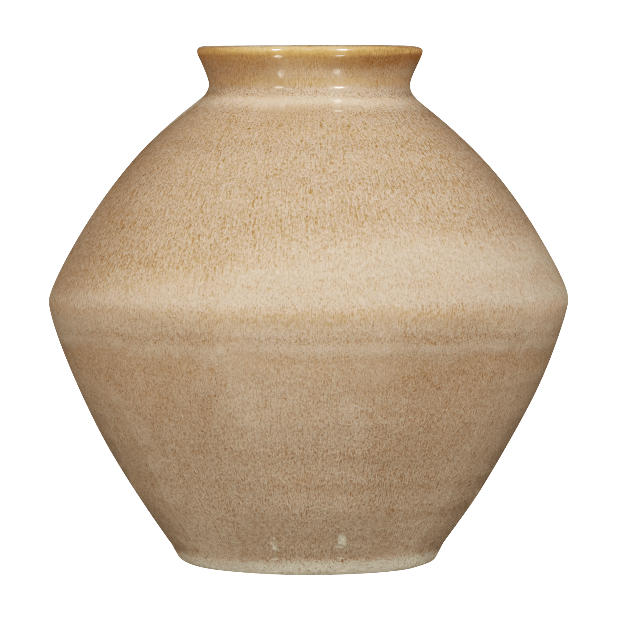 Brown Reactive Ceramic Table Vase