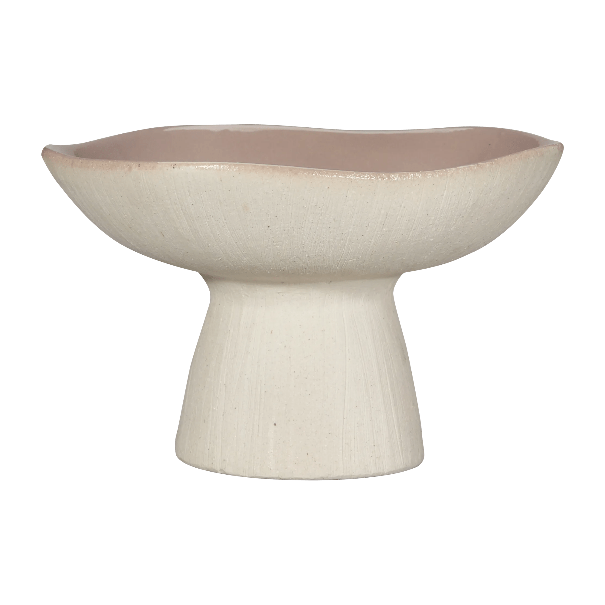 Round Ceramic Tray with Stand