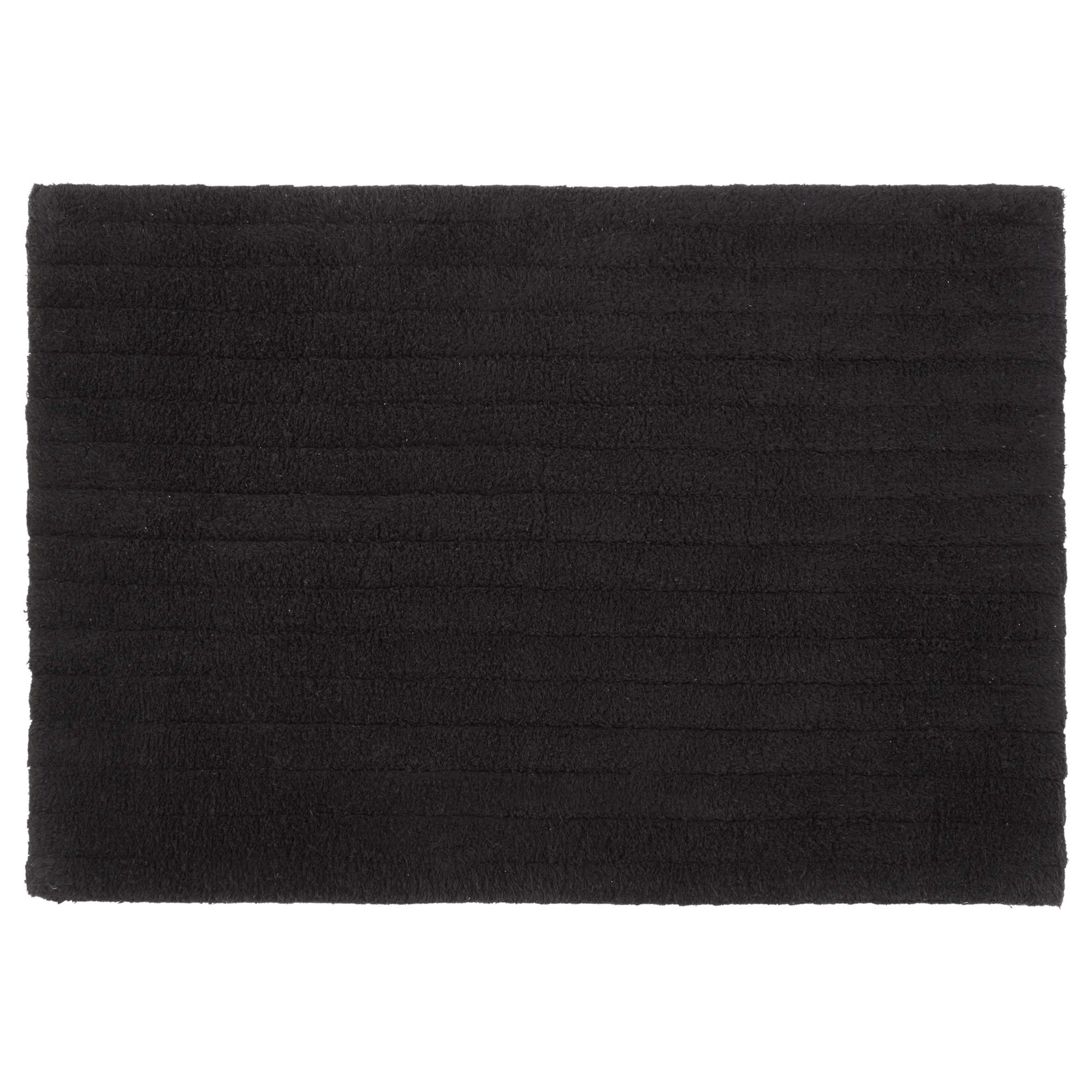 Tapis en coton black doux et absorbant