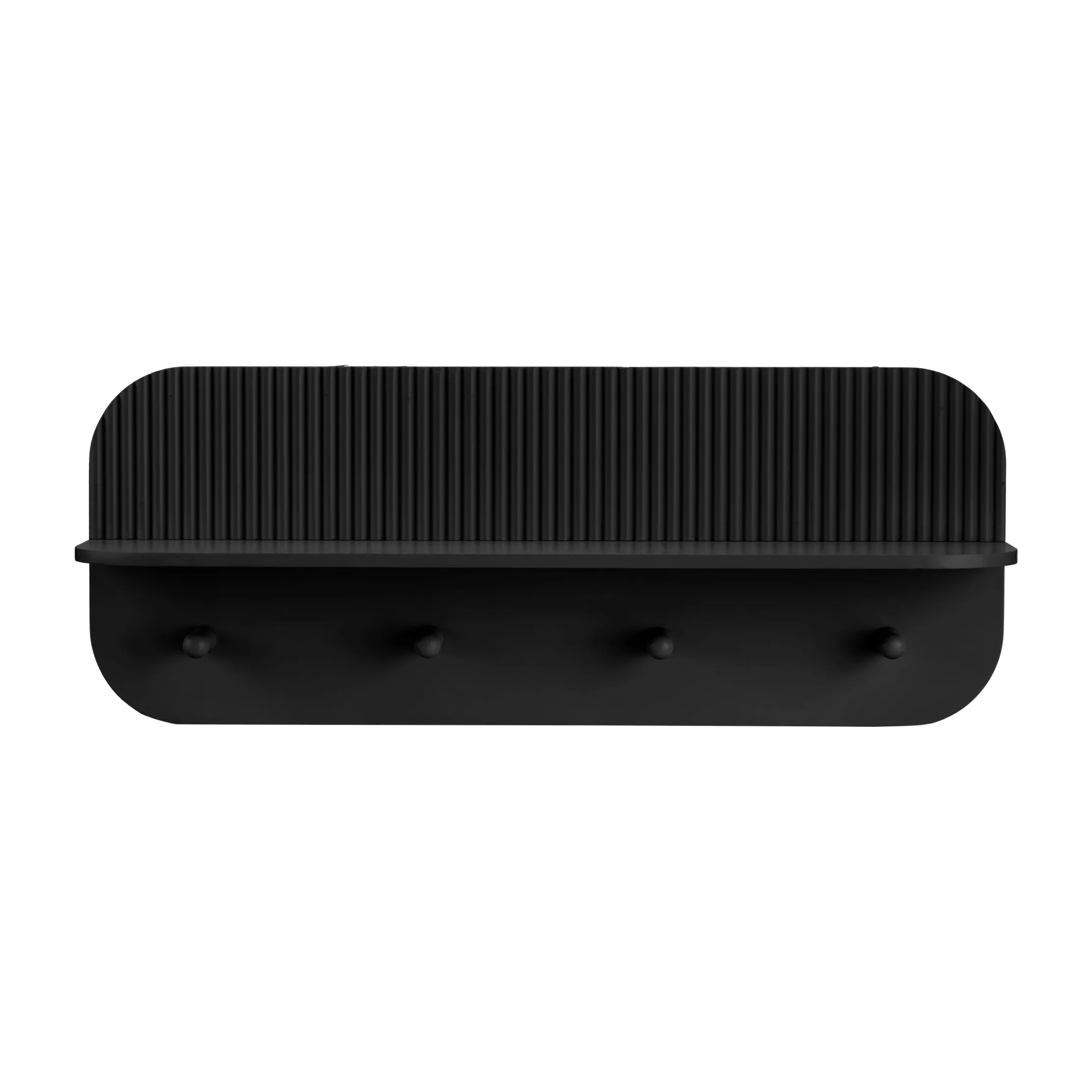 Wall Shelf with Hooks