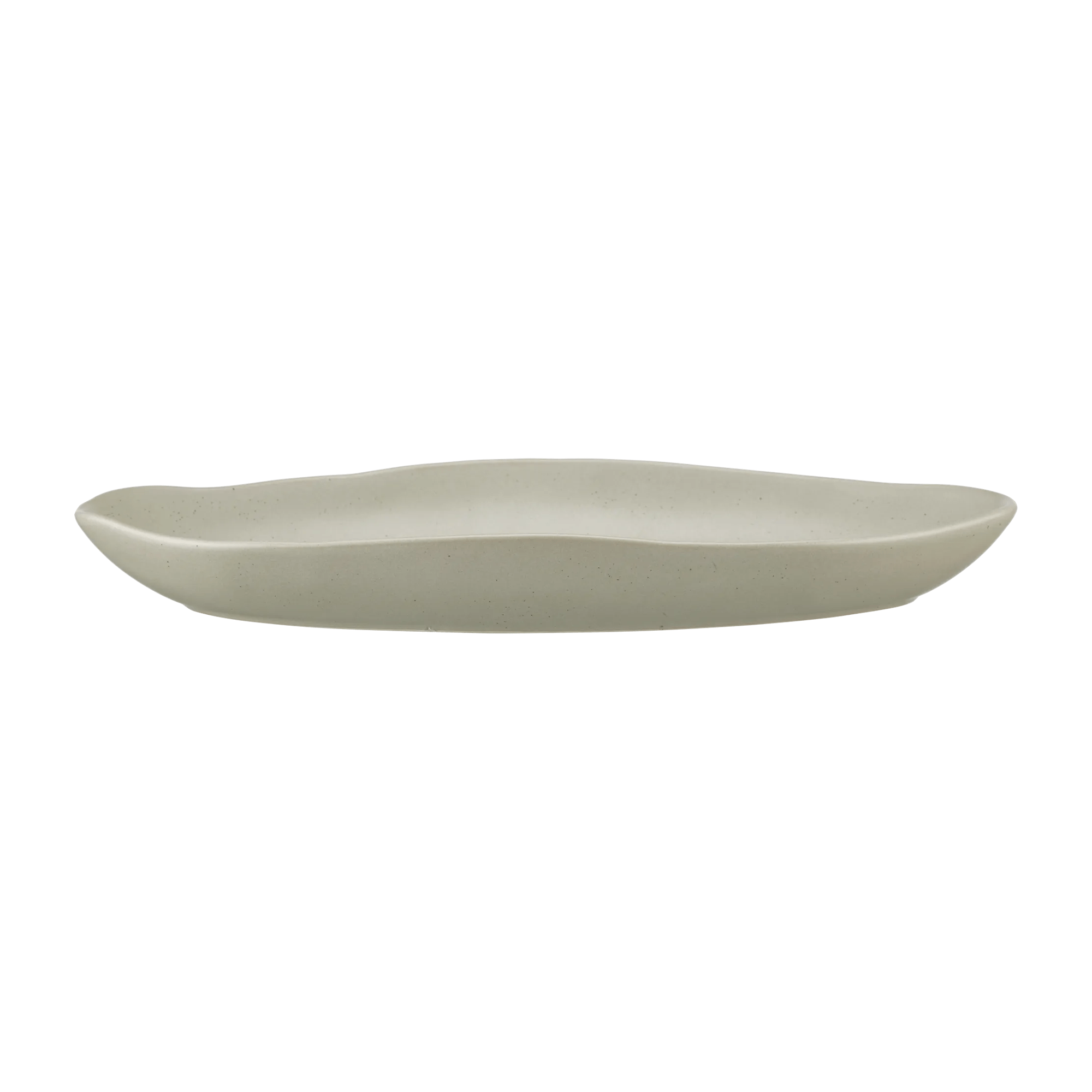 Long Irregular Shaped Ceramic Plate