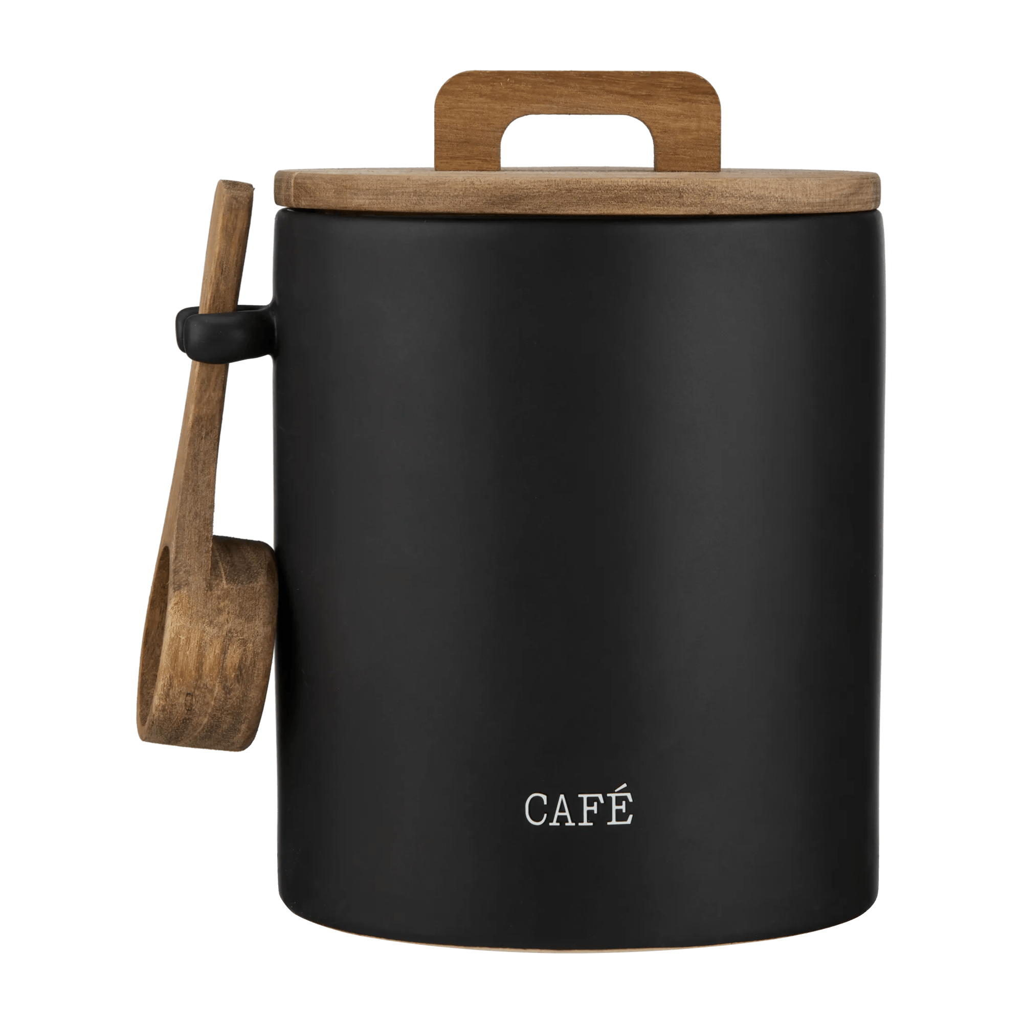 Ceramic Coffee Jar with Spoon