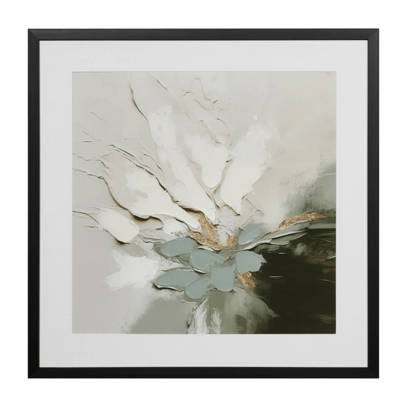 Tableau encadré peinture abstrait