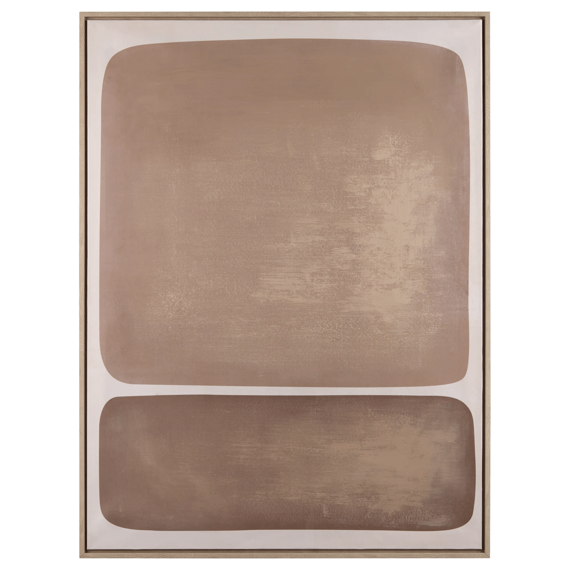 Cadre imprimé bloc des coleurs nude