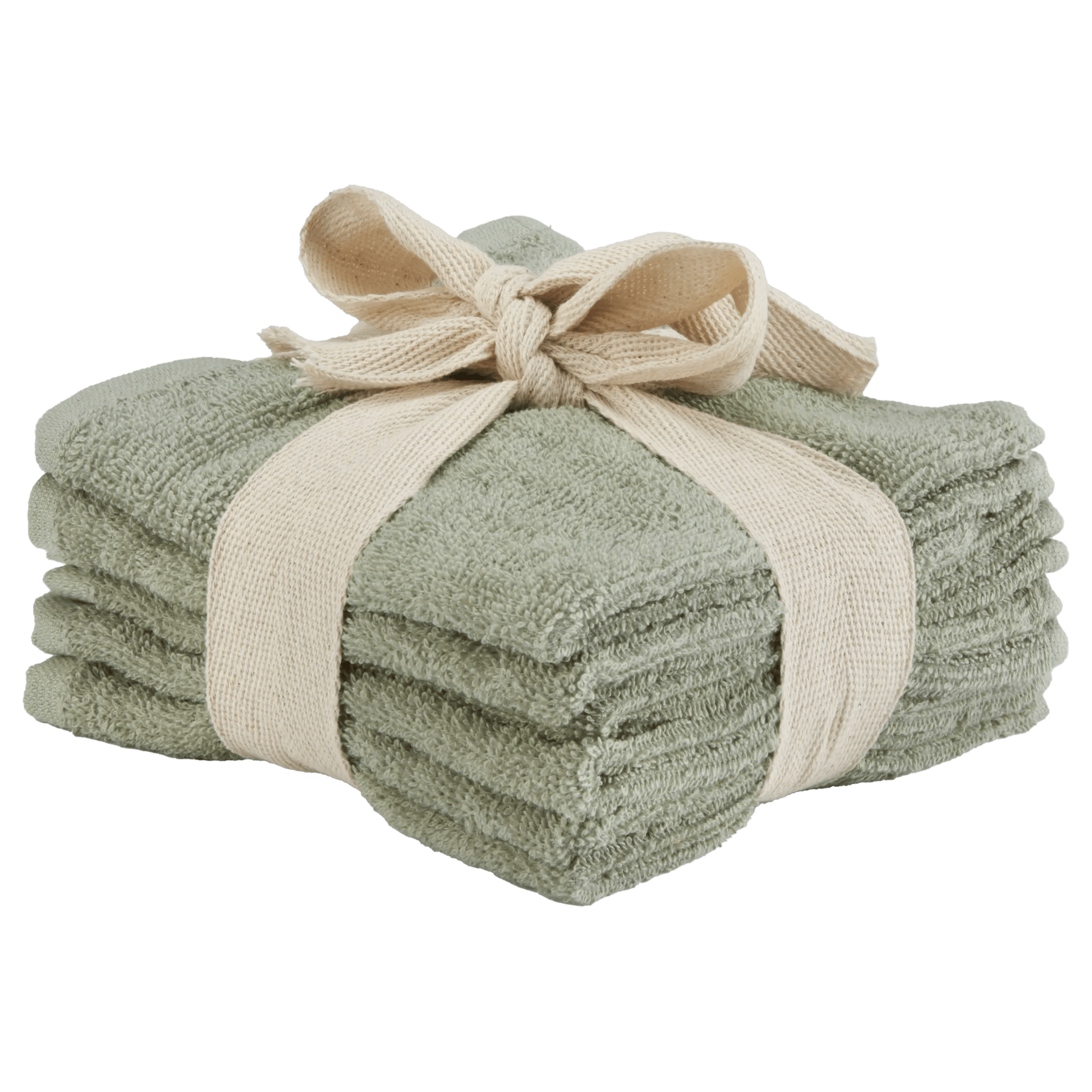 Lot de 6 serviettes en coton naturel