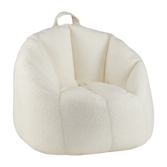 Fauteuil En Boucle Blanc Cassé