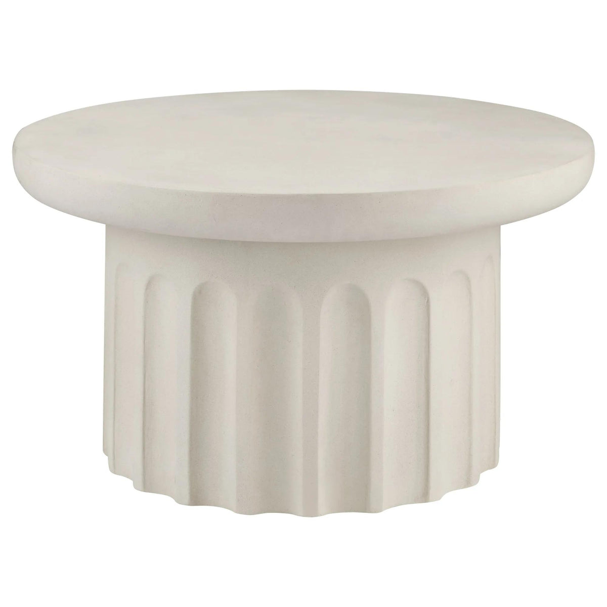 Arched Beige Coffee Table