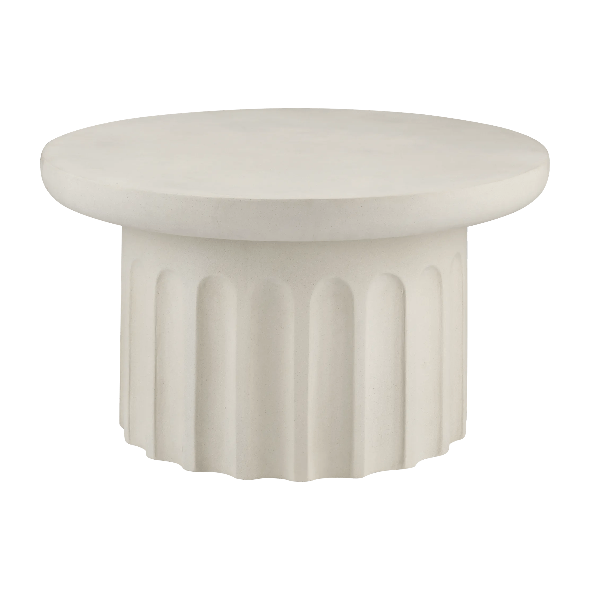 Table basse beige arche 