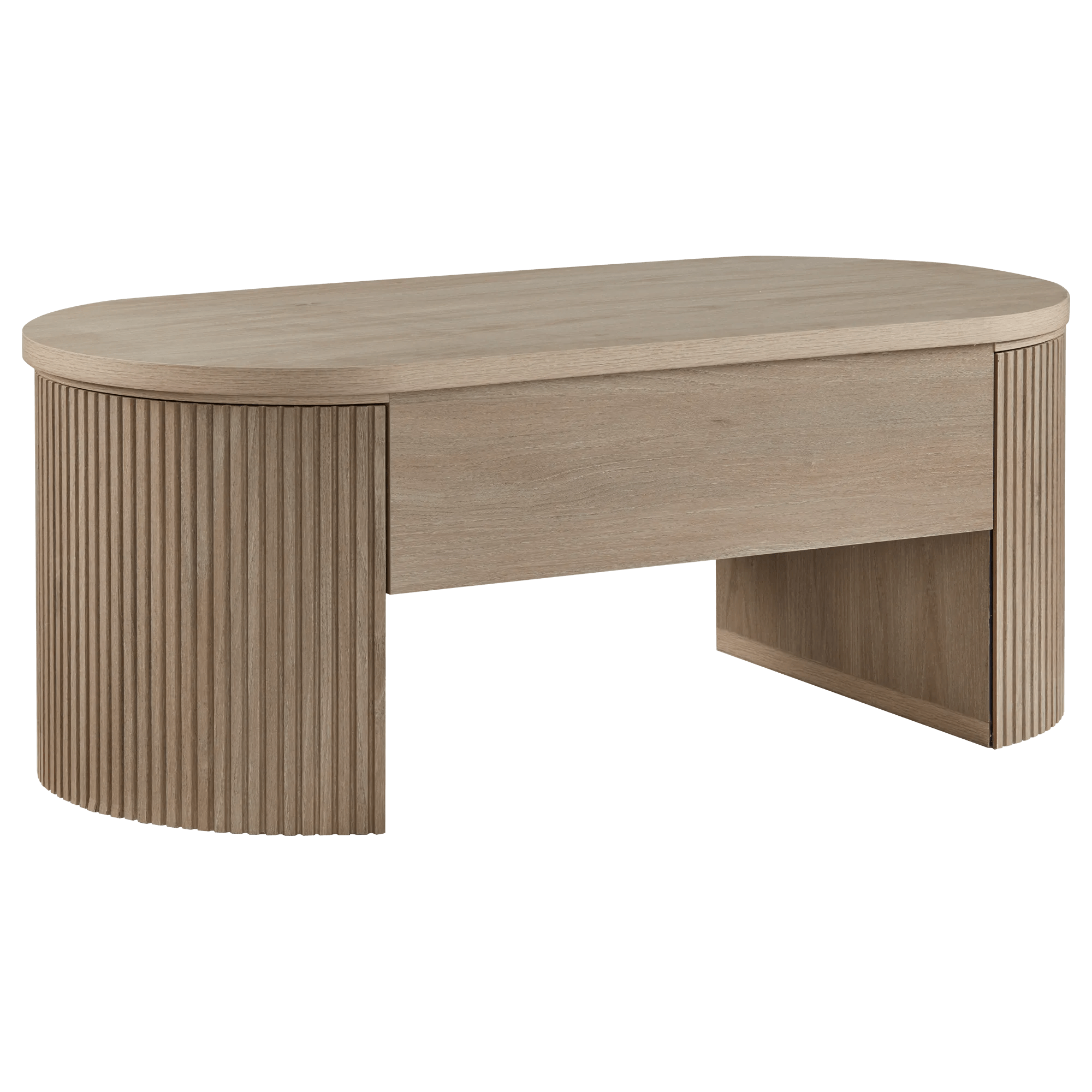 Table basse relevable en bois
