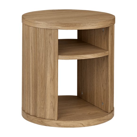 Table d'appoint chêne ronde