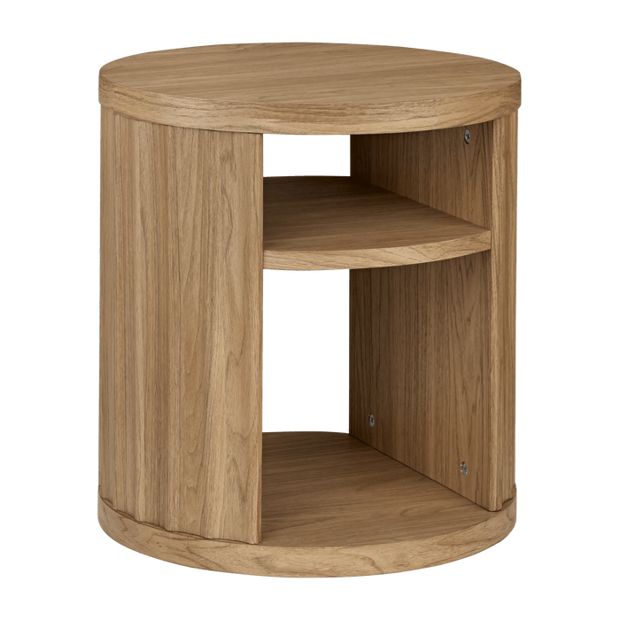 Side Table Oak Finish