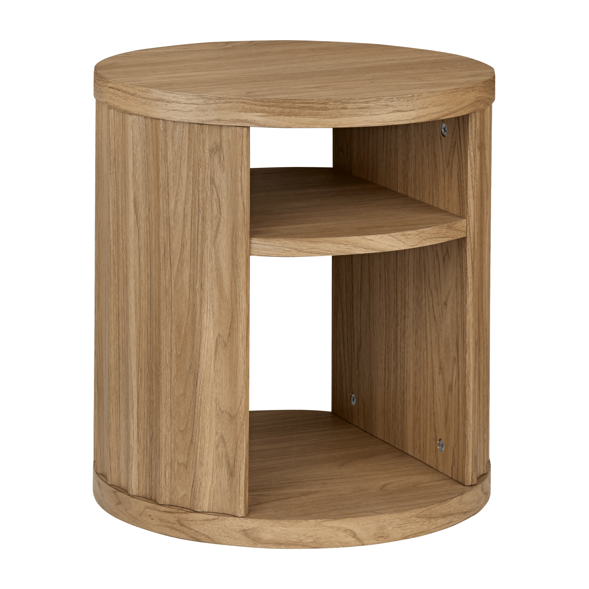 Table d'appoint chêne ronde