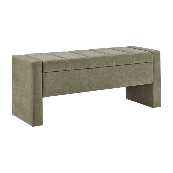 Banc de rangement rembourré