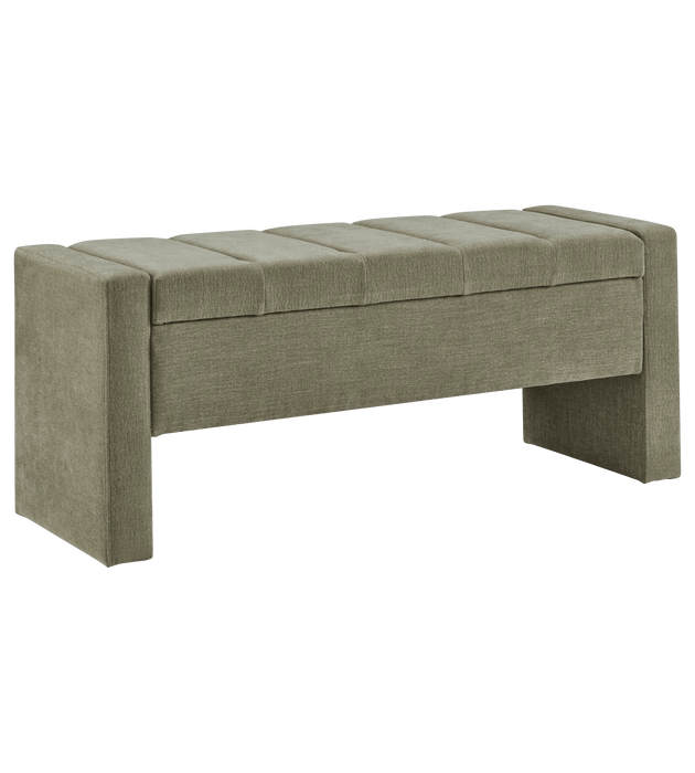 Banc de rangement rembourré