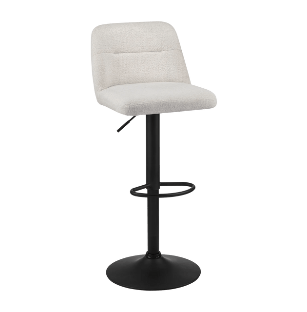 Adjustable Fabric and Metal Barstool