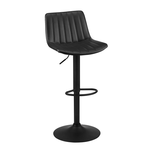 Adjustable Barstool with Stitched PU