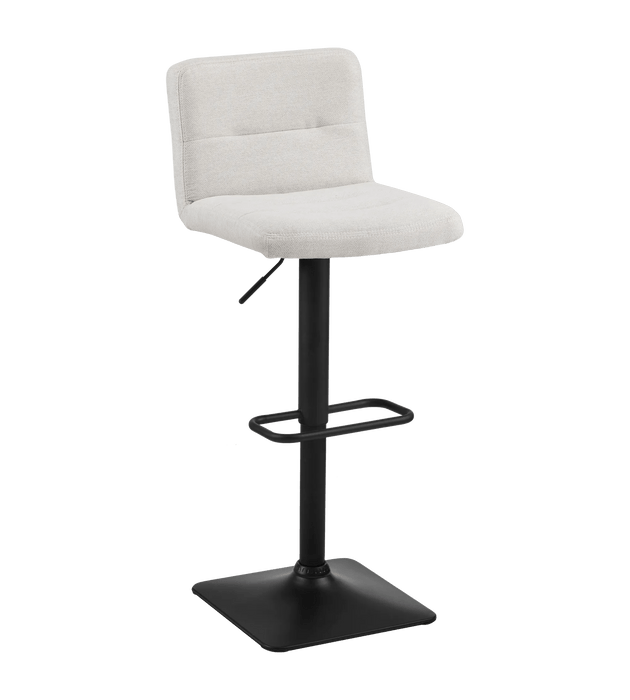 Adjustable Metal and Fabric Barstool