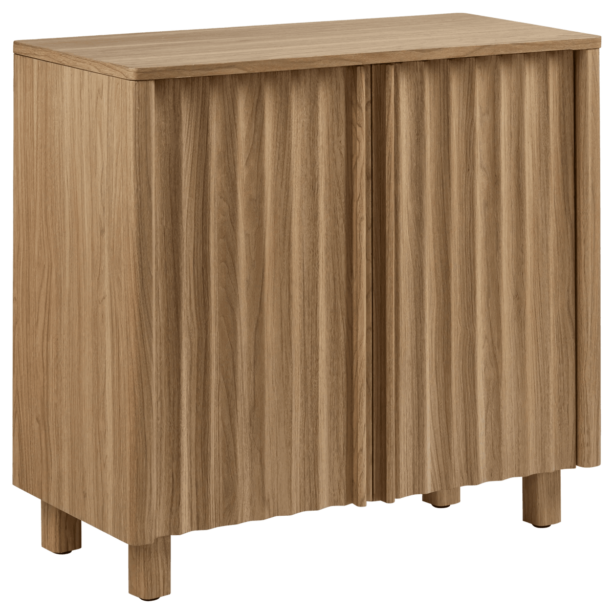 Buffet en bois à portes rainurées – Bouclair