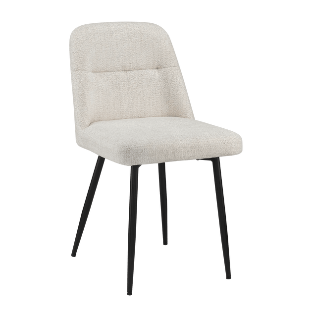 Fabric and Metal Dining Chair