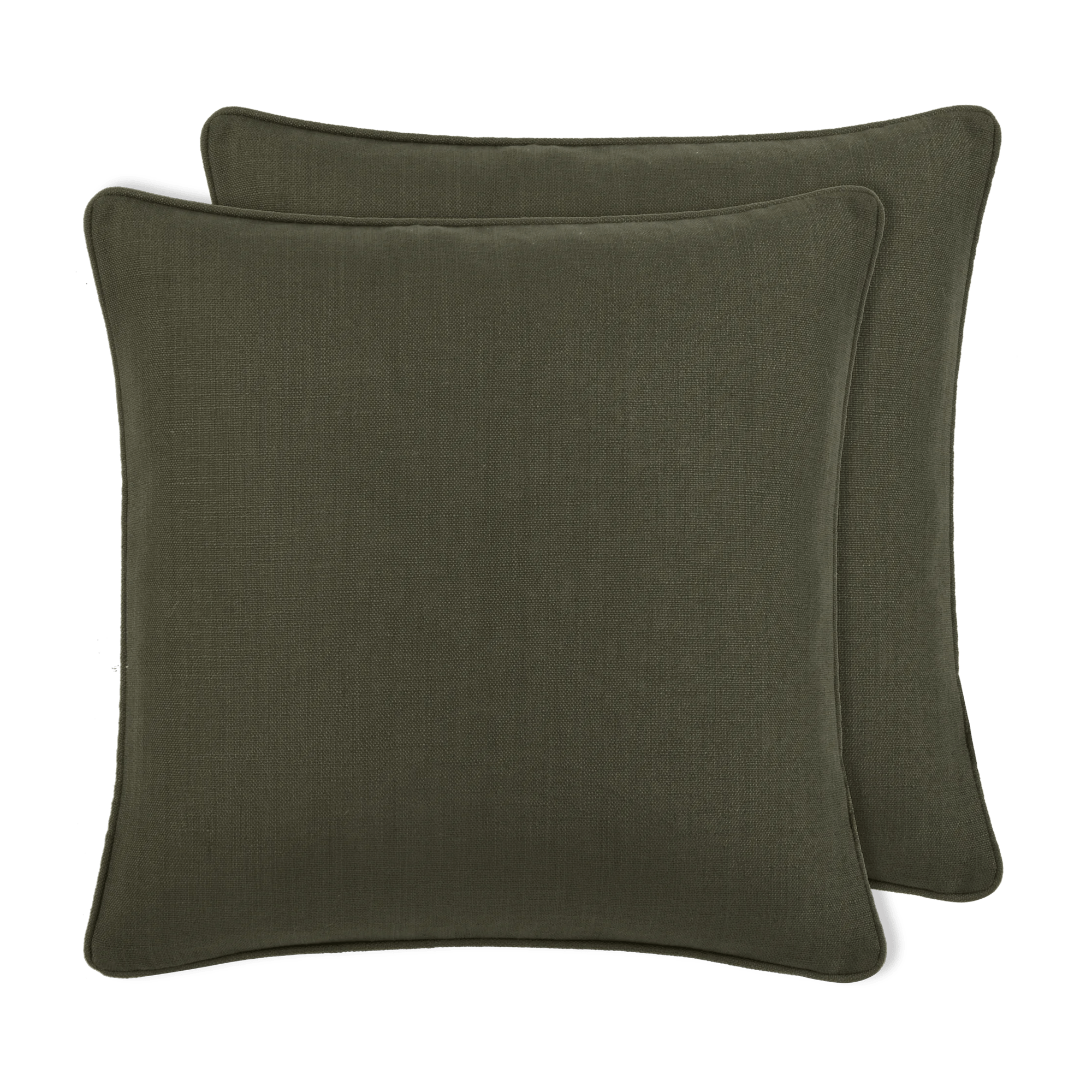 Set of 2 Yulan Olive Decorative Pillows