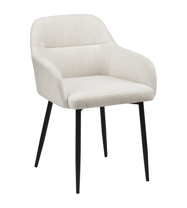 Fabric and Metal Accent Chair