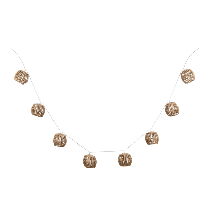 Guirlande lumineuse LED taupe pour l'extérieur