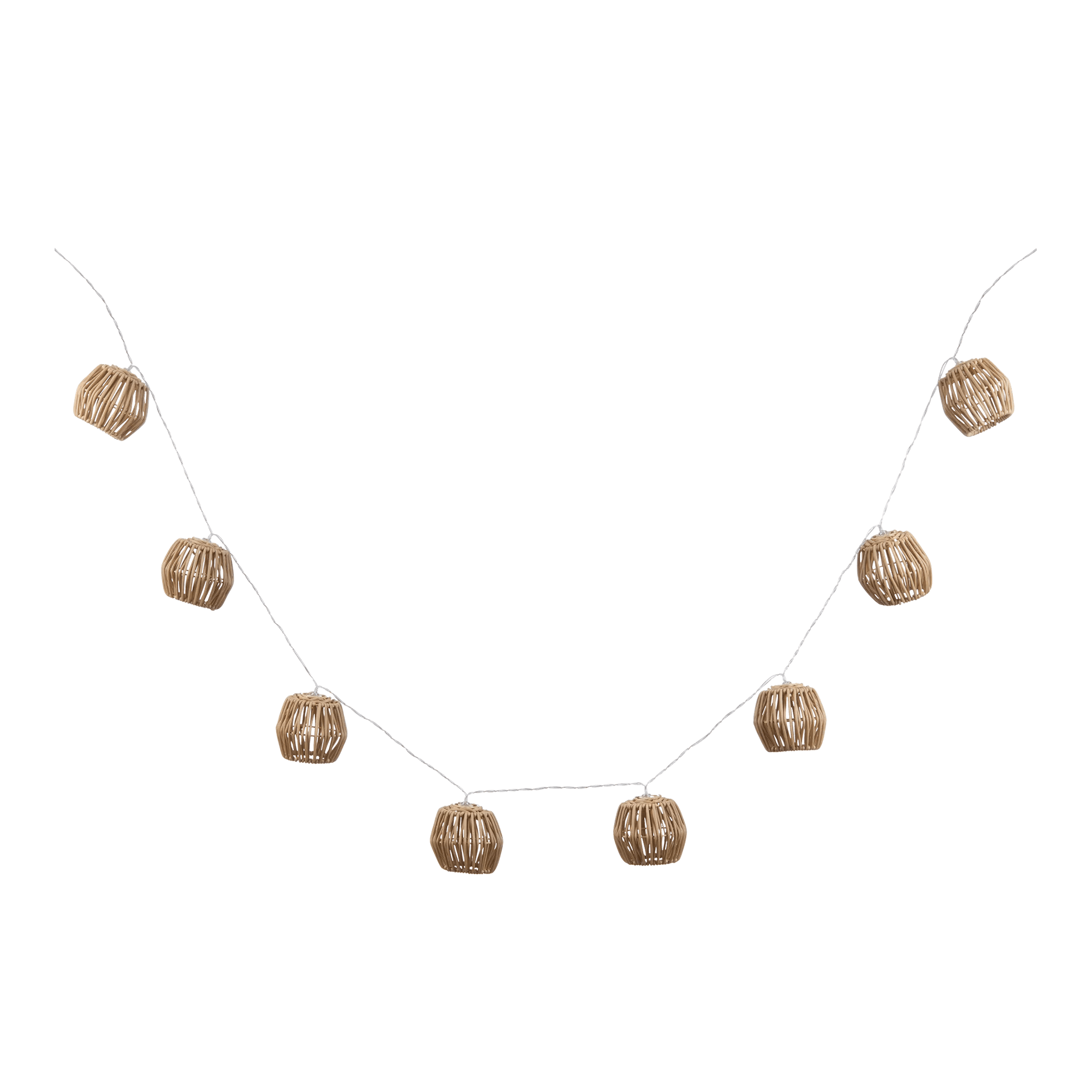 LED Taupe Outdoor String Lights
