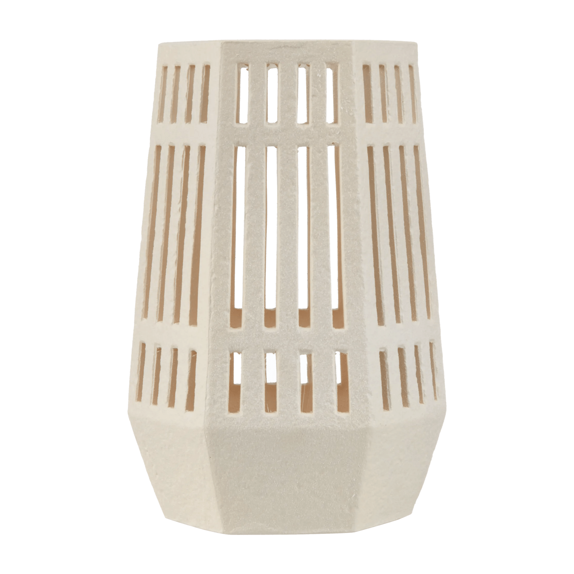 LED White Ceramic Lantern