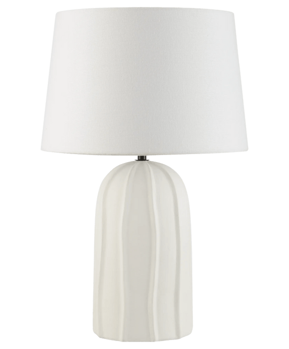 Lampe de Table en Céramique Texturée