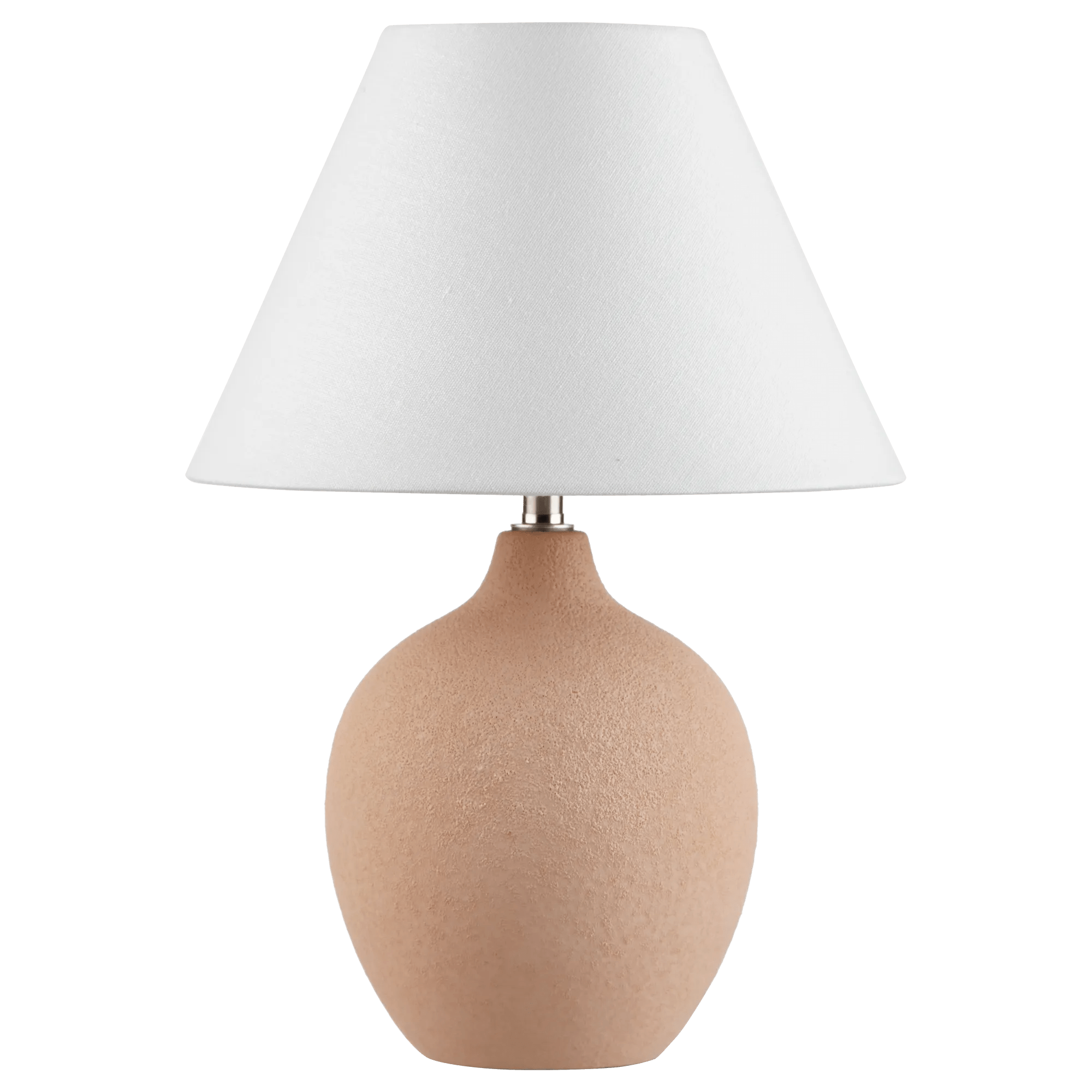 Lampe décorative avec abat-jour blanc