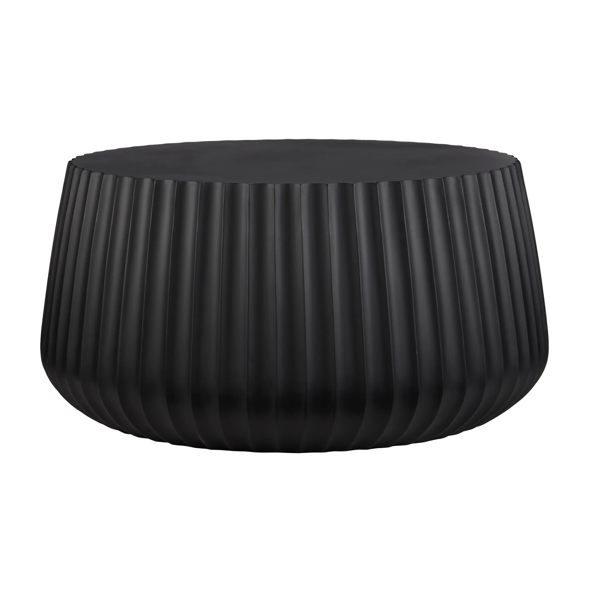 Ribbed Round Outdoor Coffee Table